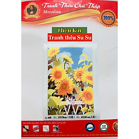 Mua Tranh thêu kín chữ thập Hoa hướng dương A608  kích thước 55 x 70 cm
