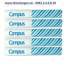 Combo 5 cuộn bọc vở nylon khổ B5 Campus NC-NTB-10-3 