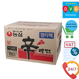 Thùng 40 Gói Mì Shin Ramyun Nongshim Hàn Quốc 120G (Hàng Nội Địa Date 6 Tháng) / 농심) 신라면 120G