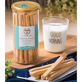 Thanh bánh sữa đường nâu Milk 17 Đài Loan 300g (x2)