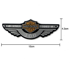 Miếng dán decal bằng nhôm cho trang trí xe máy Harley-Davidson