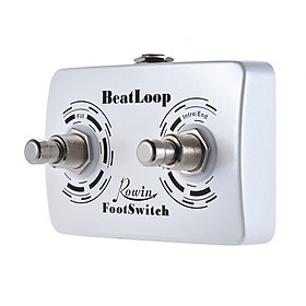 Phơ Cục 2 Nút Nhấn Ghi Âm Kèm Cáp 6.35mm Cho Guitar Rowin BeatLoop