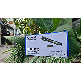 Micro không dây đa năng Max 39, Max 19 - Màn hình LCD hiển thị tần số - phù hợp cho mọi thiết bị - Hàng chính hãng