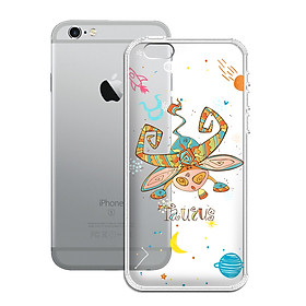 Ốp lưng In Nổi Họa Tiết cho điện thoại Iphone 6/6S - 01011 8042 TAURUS 01 - Cung Kim Ngưu - Silicone Dẻo - Hàng Chính Hãng