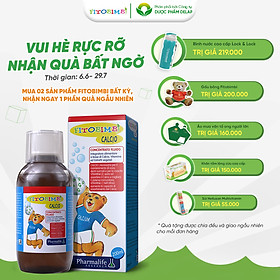 FITOBIMBI CALCIO – SIRO THẢO DƯỢC CHUẨN HÓA CHÂU ÂU GIÚP TRẺ CAO LỚN MỖI NGÀY (200ML)