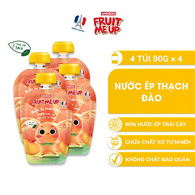 Combo 4 Túi Nước Ép Thạch Đào - 90% Nước Ép Trái Cây Thật