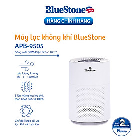 Máy Lọc Không Khí BlueStone APB-9505 (Diện tích sử dụng 20m2 - 38W) - Hàng Chính Hãng