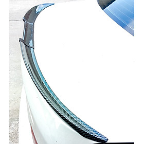 Cánh gió sau PU 1.5M cao su carbon PVC Car Rear Trunk Wing Lip Spoiler
