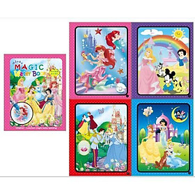 Tranh Tô Màu Nước Ma Thuật Tự Xóa, Sách Tập Tô Thần Kỳ, Magic Water Book Cho Bé Giá Tốt Với 20 Chủ Đề Tặng 1 Bút Tô Màu