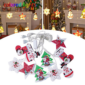 Christmas String Lights Fairy Curtain Lights Waterproof for New Year Outdoor