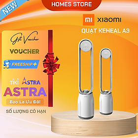 Mua Quạt Tháp Đứng  Quạt Không Cánh Xiaomi Keheal A4/ Xiaomi Keheal A3 Bản 2023 Kiêm Lọc Không Khí Cấp 12 Cấp Độ Gió  Độ Ồn Thấp Tạo Lọc Khử Khuẩn Ion - Hàng Chính Hãng