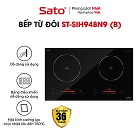 Bếp điện từ thông minh SATO SIH948N9 (B) - Hàng chính hãng
