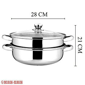 Mua Nồi hấp inox 2 tầng POT size 28cm