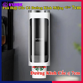 Hộp Đựng Ly Giấy, Cốc Giấy Dùng Một Lần KUNBE, Kệ Khay Gắn Tường Lưu Trữ Cốc Giấy Thông Minh Tiện Lợi