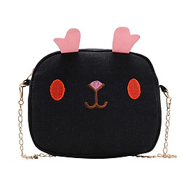 New Baby Girls Cartoon Fashion Backpacks Cute Cotton Storage Bag Single Shoulder Bag Canvas Shoulder Children's Bags