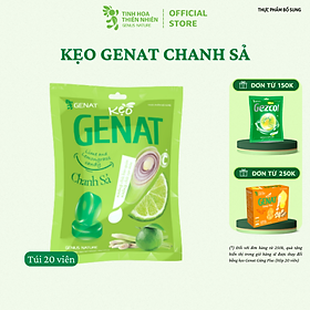 Kẹo ngậm Genat Chanh Sả (Túi 20 viên)