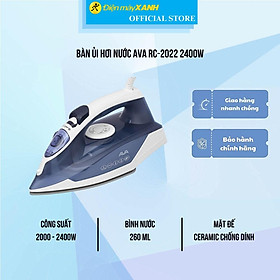 Mua Bàn ủi hơi nước AVA RC-2022 2400W - Hàng Chính Hãng