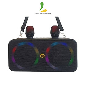 Mua Loa Bluetooth Karaoke M101 - Loa di động xách tay mini chất liệu nhựa ABS cao cấp   tặng kèm micro không dây hát nhiều tone giọng thú vị