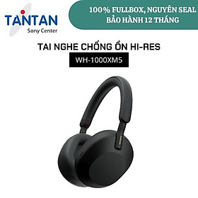 Mua Tai nghe Sony Bluetooth WH-1000XM5 -Chống ồn thế hệ mới-Hỗ trợ Hi-Res Audio | Hàng Chính Hãng