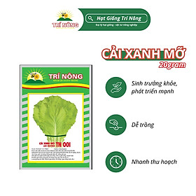 Mua Hạt Giống Cải Bẹ Xanh Mỡ Trí Nông   TN001  Dễ Trồng  Dễ Chăm Sóc  Nhanh Thu Hoạch  Thời gian mọc 30 ngày  Gói 20gram