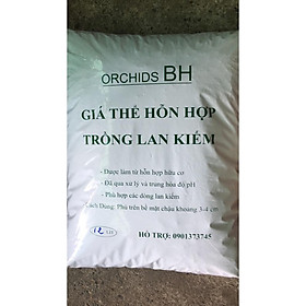 Giá thể hỗn hợp trồng lan kiếm ORCHIDS BH túi 12 lít