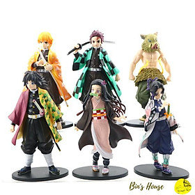 Bộ 6 Mô Hình Nhân Vật Trong Truyện Kimetsu no Yaiba Nhật Bản cao 16cm | BinsHouse | Tiki