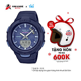 Đồng hồ nữ casio bsa-b100 thể thao g squad, kết nối thông minh