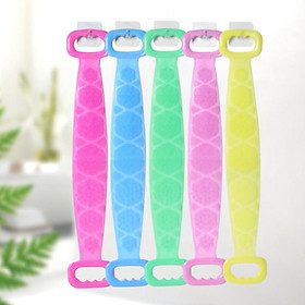 DÂY ĐAI TẮM CHÀ LƯNG, CỌ LƯNG SILICON MASSAGE TẨY DA CHẾT