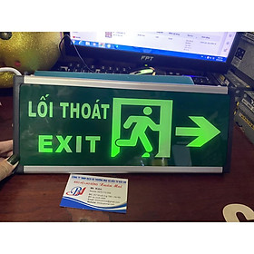 Mua Đèn EXIT lối thoát - Người chạy sang phải - 1 mặt - Đèn EXIT chạy sang phải 1 mặt