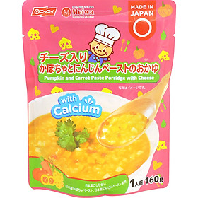 Cháo Tươi Meiwa Vị Bí Đỏ, Cà Rốt, Phô Mai (6-12 tháng)