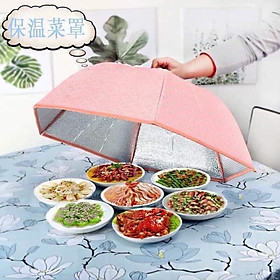 Mua Lồng bàn giữ nhiệt gấp gọn 6 cạnh có khung sắt   giúp cho thức ăn luôn nóng hổi trên bàn   tránh côn trùng ruồi   muỗi vô cùng tiện lợi