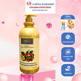 DẦU GỘI XẢ MỀM MƯỢT, HƯƠNG TRÁI CÂY SMIG CHAI TO CHUYÊN DÙNG SALON TÓC 2000ML + Gội xả gói Karseell 15ml