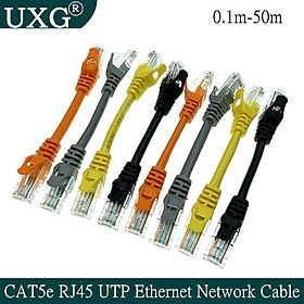 10cm 30cm 50cm CAT5e Ethernet Mạng UTP Cáp Đực Gigabit Dây Patch RJ45 Xoắn Cặp GigE Lan Cáp Ngắn 1m 2m 30m Màu: Xám