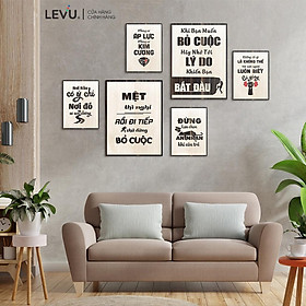 Mua Bộ 6 tấm tranh gỗ slogan treo tường tạo động lực ý nghĩa
