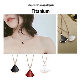 Dây chuyền titan nữ không đen DTZ162