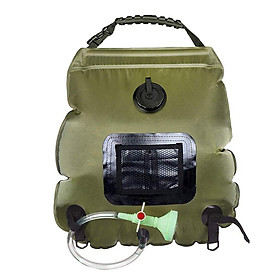 Túi đựng nước tắm dã ngoại 20L tiện dụng hỗ trợ làm nóng nước bằng ánh nắng mặt trời