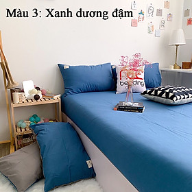 Bộ Set Chăn Ga Giường Và Vỏ Gối Cotton TICI ADU79 Bedding Đủ Kích Thước Trải Nệm 1m4, 1m6, 1m8 Chưa Gồm Chăn