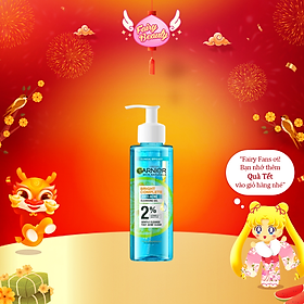 [GARNIER] Gel Rửa Mặt Chứa BHA Làm Sạch Sâu Dành Cho Da Dầu Mụn Bright Complete Anti-Acne Cleansing Gel 120ml