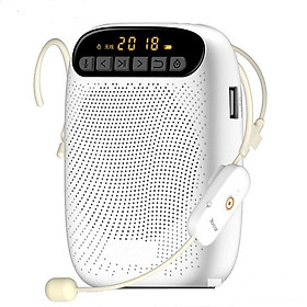 Máy trợ giảng không dây A500 Wireless Kèm theo: 1 Micro ko dây cài tai hạt đậu mầu da + 1 Micro có dây cài ve áo + 1 Tai nghe Bluetooth Siêu Bass Có Mic Đàm Thoại Thích Hợp các cuộc họp, hội nghị và học trực tuyến trên Zoom