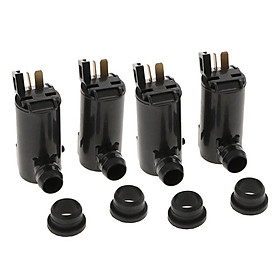 4 Pack Universal 12V Car Vehicles Windshield Washer Pump Nozzle Motor Tools
