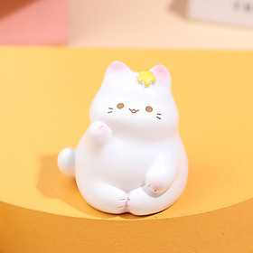 Mô hình Mèo Thả Tim Trang Trí Xe Hơi Quà Tặng Tiểu Cảnh_ Hàng chính hãng