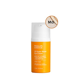 Kem mắt Vitamin C xóa mờ quầng thâm và giảm bọng mắt Paula's Choice C5 Super Boost Eye Cream 15ml