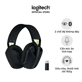 Tai nghe game không dây Bluetooth và Lighspeed Logitech G435 – Mic ảo tích hợp, nhẹ, tương thích PC, Điện thoại, PS4, PS5 - Màu