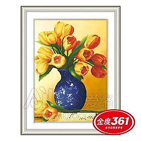 Mua Tranh thêu Bình Hoa ms 31571-ssss