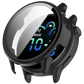 Ốp Case PC Mặt Kính Cường Lực chống va đập cho Garmin Vivoactive 6 - Hàng Chính Hãng