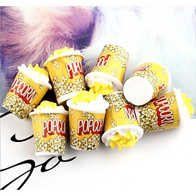 Mô hình hộp popcorn trang trí tiểu cảnh, nhà mô hình, nhà búp bê quà tặng trang trí