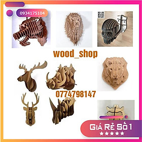 Mua 20 mẫu đầu thú treo tường bằng gỗ đẹp 2021