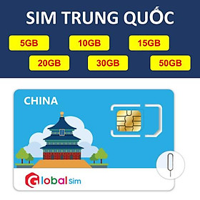 SIM TRUNG QUỐC - GÓI CỐ ĐỊNH (HÀNG CHÍNH HÃNG)