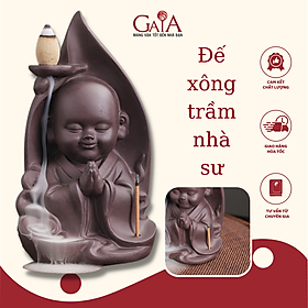 Mua Đế nhang trầm đế xông trầm thác khói xông trầm nhà sư nhỏ trang trí nhà cửa bàn làm việc