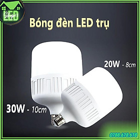 Mua Bóng đèn LED trụ tròn 20W 30W - ánh sáng trắng (hàng cao cấp loại siêu sáng - bao đổi trả